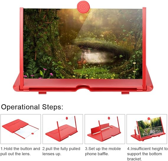 3D Magnifier Mobile Screen - مكبّر شاشة الجوال ثلاثي الأبعاد